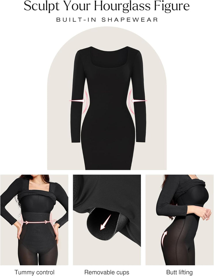 Long Sleeve Midi Dress