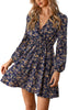 Women's Floral Mini Fall Dress